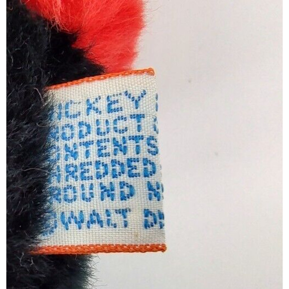 Vintage Walt Disney Mickey Mouse Bean Bags Plush w/Tags Handcrafted Stuffed Toy - Picture 11 of 13